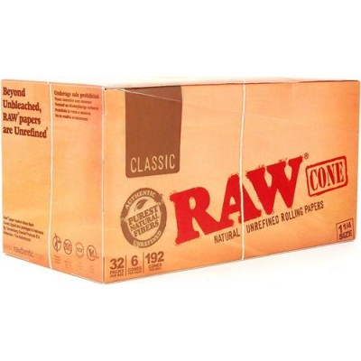 RAW CLASSIC CONE 1 1/4 - 32CT/DISPLAY